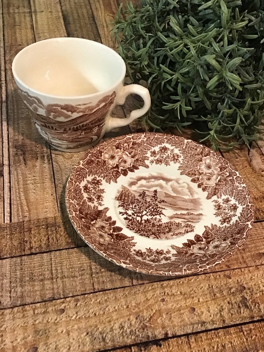 ♥️5/25$ tea cup and saucer with issues